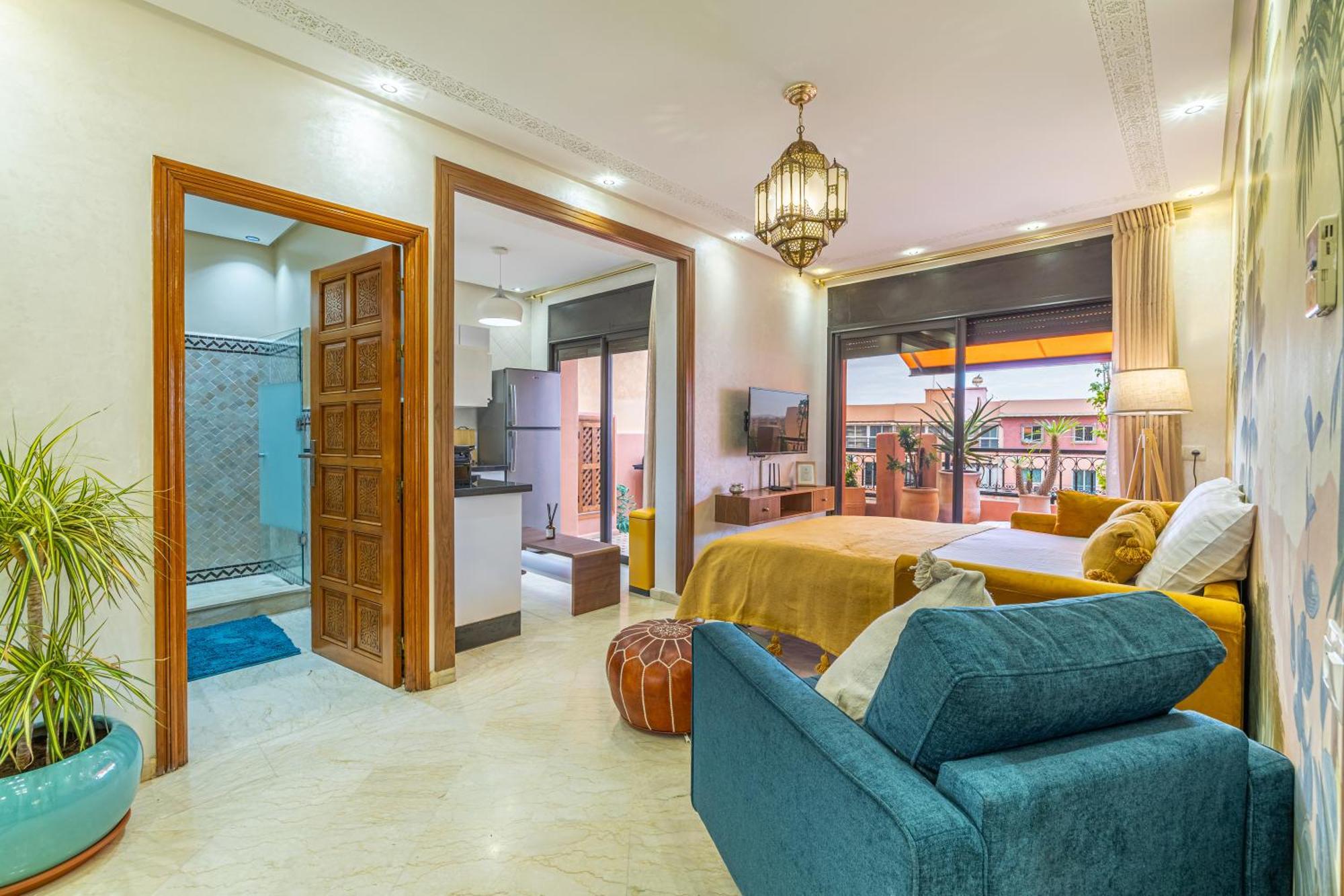 Le Jasmin - Appartement Authentique A Gueliz مراكش المظهر الخارجي الصورة