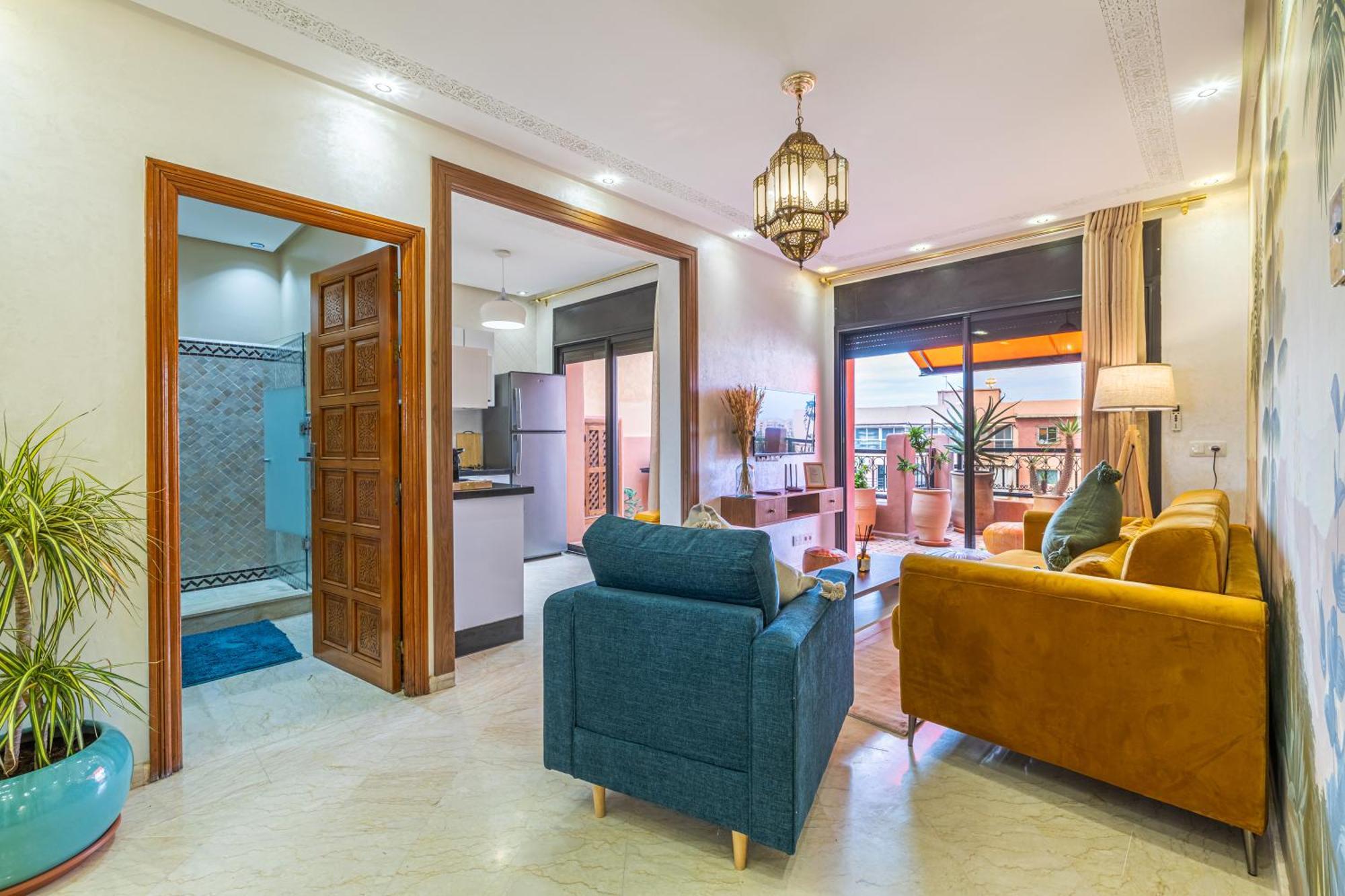 Le Jasmin - Appartement Authentique A Gueliz مراكش المظهر الخارجي الصورة