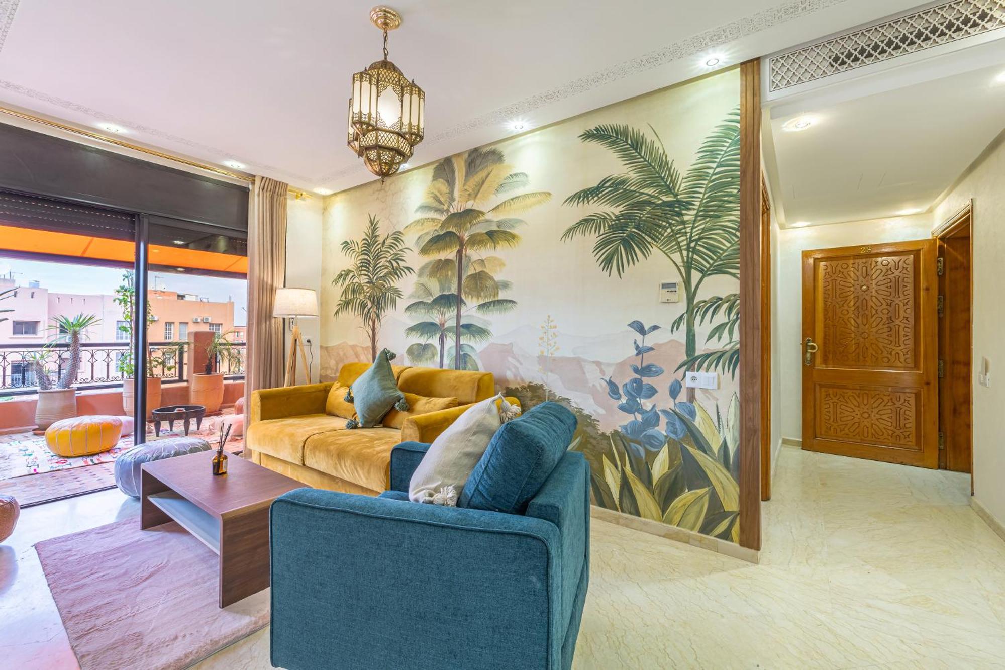 Le Jasmin - Appartement Authentique A Gueliz مراكش المظهر الخارجي الصورة